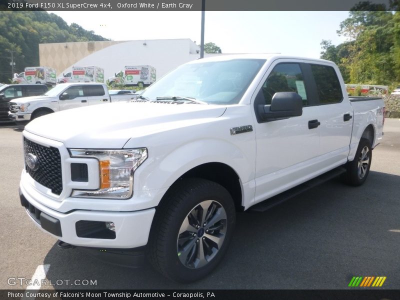 Oxford White / Earth Gray 2019 Ford F150 XL SuperCrew 4x4