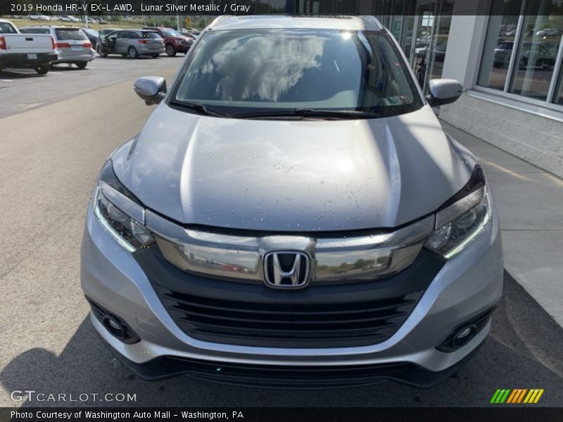 Lunar Silver Metallic / Gray 2019 Honda HR-V EX-L AWD