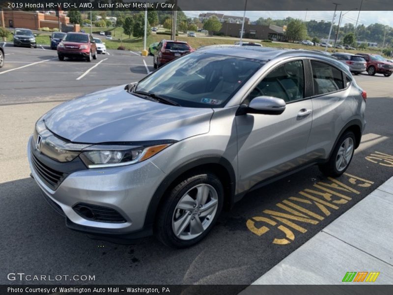 Lunar Silver Metallic / Gray 2019 Honda HR-V EX-L AWD