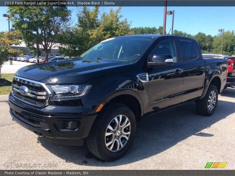 Shadow Black / Ebony 2019 Ford Ranger Lariat SuperCrew 4x4