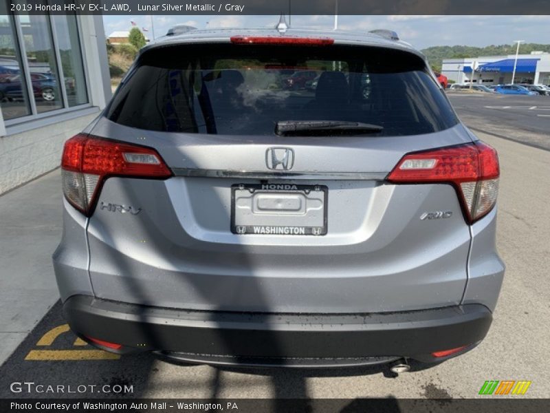 Lunar Silver Metallic / Gray 2019 Honda HR-V EX-L AWD