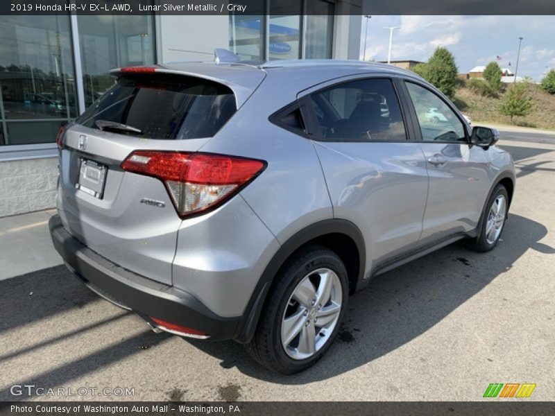 Lunar Silver Metallic / Gray 2019 Honda HR-V EX-L AWD