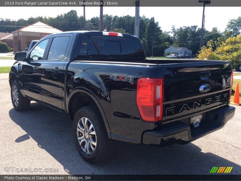 Shadow Black / Ebony 2019 Ford Ranger Lariat SuperCrew 4x4