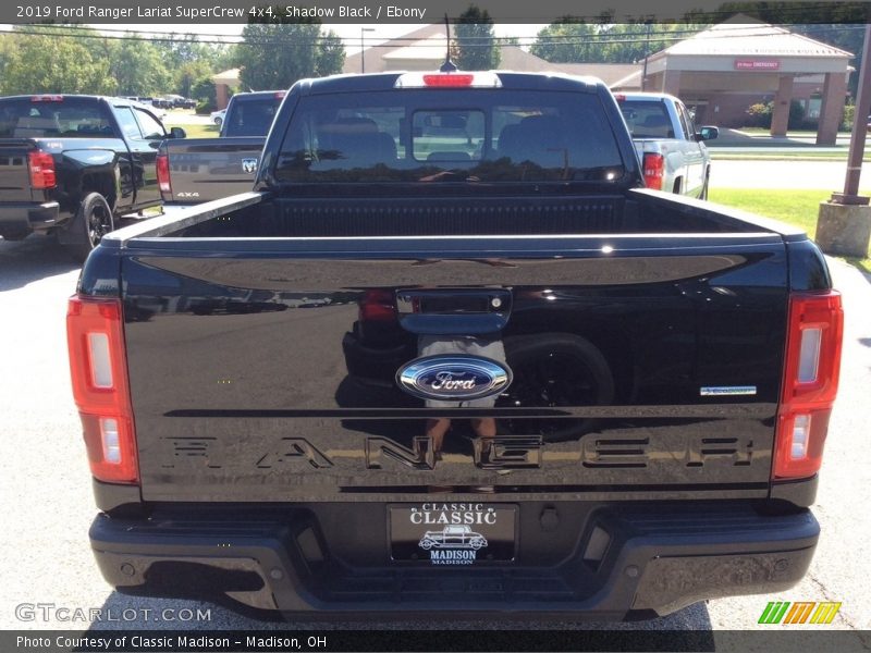 Shadow Black / Ebony 2019 Ford Ranger Lariat SuperCrew 4x4