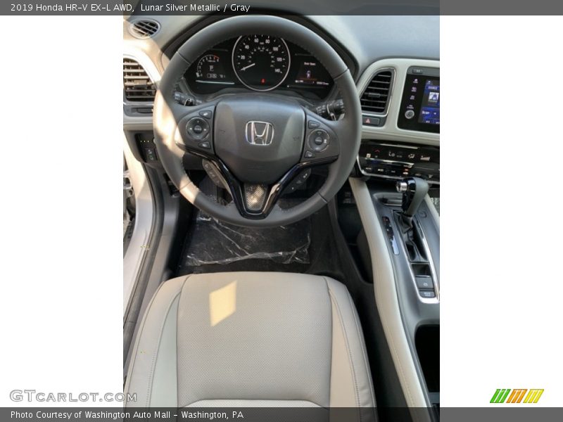 Lunar Silver Metallic / Gray 2019 Honda HR-V EX-L AWD