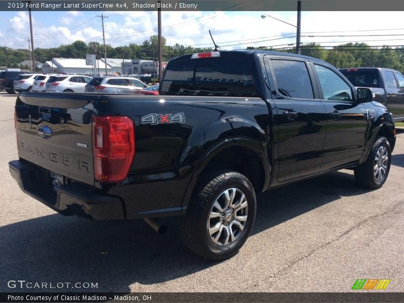 Shadow Black / Ebony 2019 Ford Ranger Lariat SuperCrew 4x4