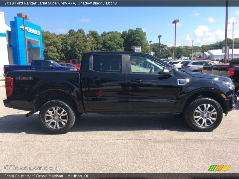 Shadow Black / Ebony 2019 Ford Ranger Lariat SuperCrew 4x4