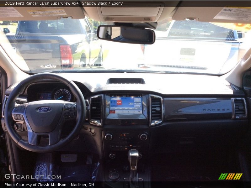 Shadow Black / Ebony 2019 Ford Ranger Lariat SuperCrew 4x4