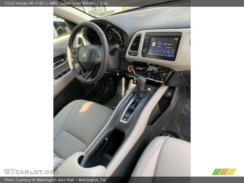 Lunar Silver Metallic / Gray 2019 Honda HR-V EX-L AWD