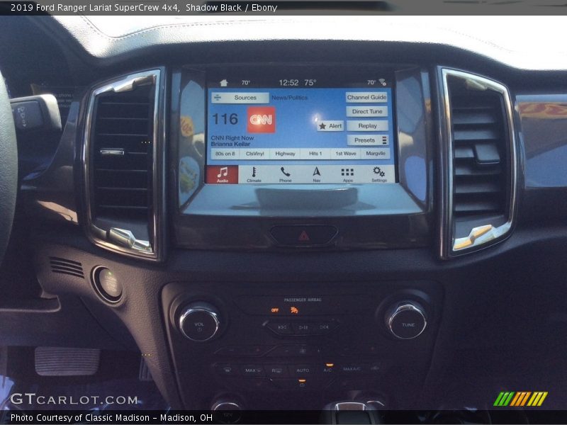 Shadow Black / Ebony 2019 Ford Ranger Lariat SuperCrew 4x4