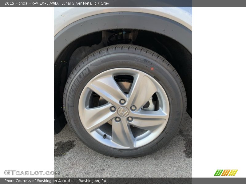 Lunar Silver Metallic / Gray 2019 Honda HR-V EX-L AWD