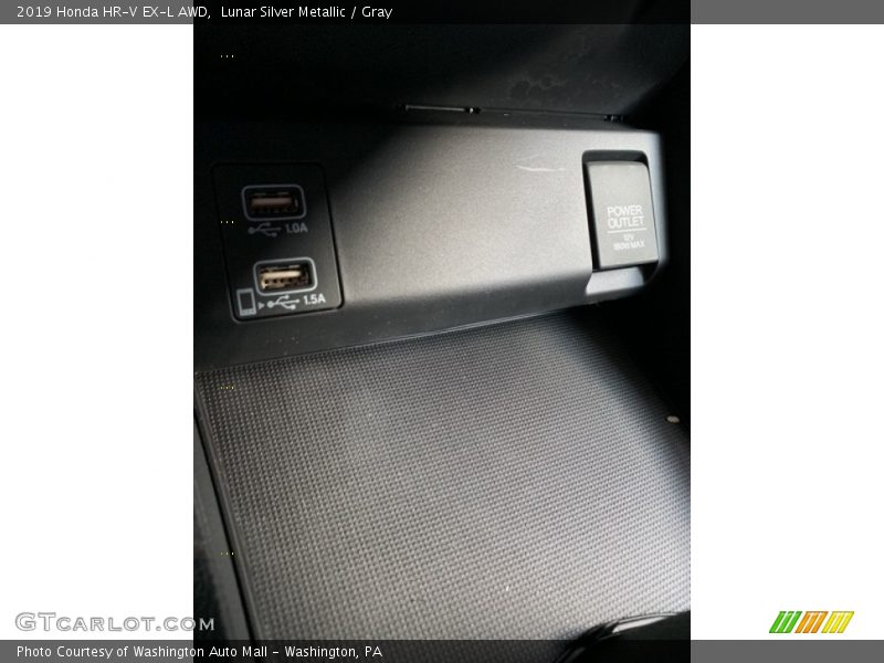 Lunar Silver Metallic / Gray 2019 Honda HR-V EX-L AWD