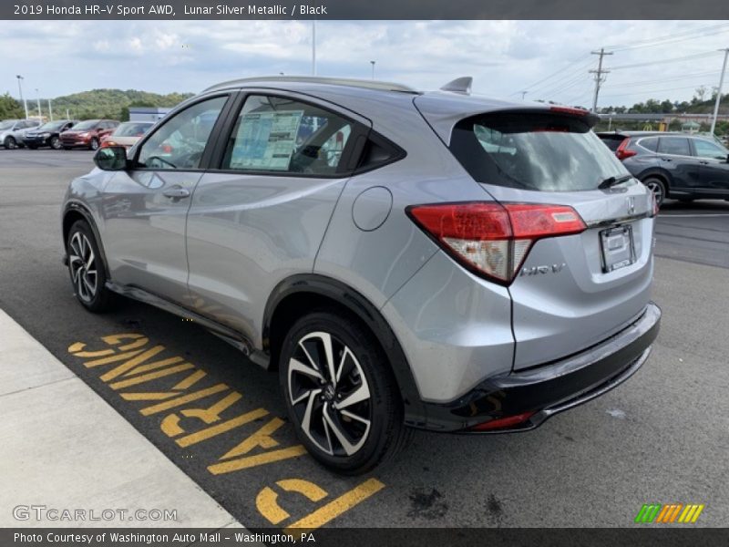 Lunar Silver Metallic / Black 2019 Honda HR-V Sport AWD