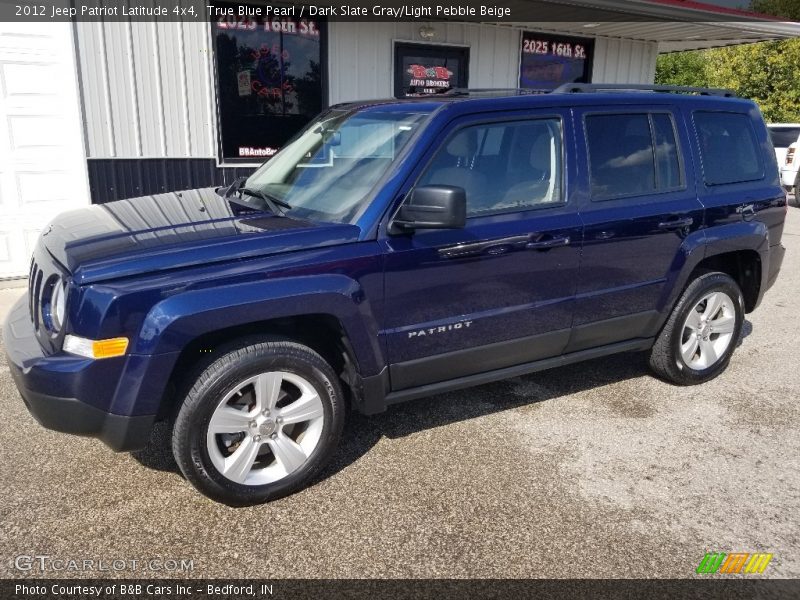 True Blue Pearl / Dark Slate Gray/Light Pebble Beige 2012 Jeep Patriot Latitude 4x4
