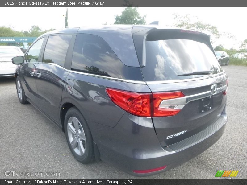 Modern Steel Metallic / Gray 2019 Honda Odyssey EX