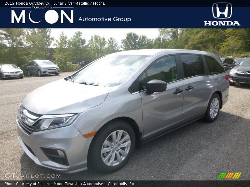 Lunar Silver Metallic / Mocha 2019 Honda Odyssey LX