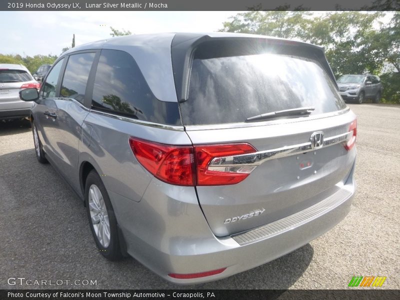 Lunar Silver Metallic / Mocha 2019 Honda Odyssey LX