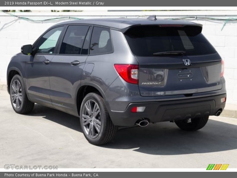 Modern Steel Metallic / Gray 2019 Honda Passport EX-L