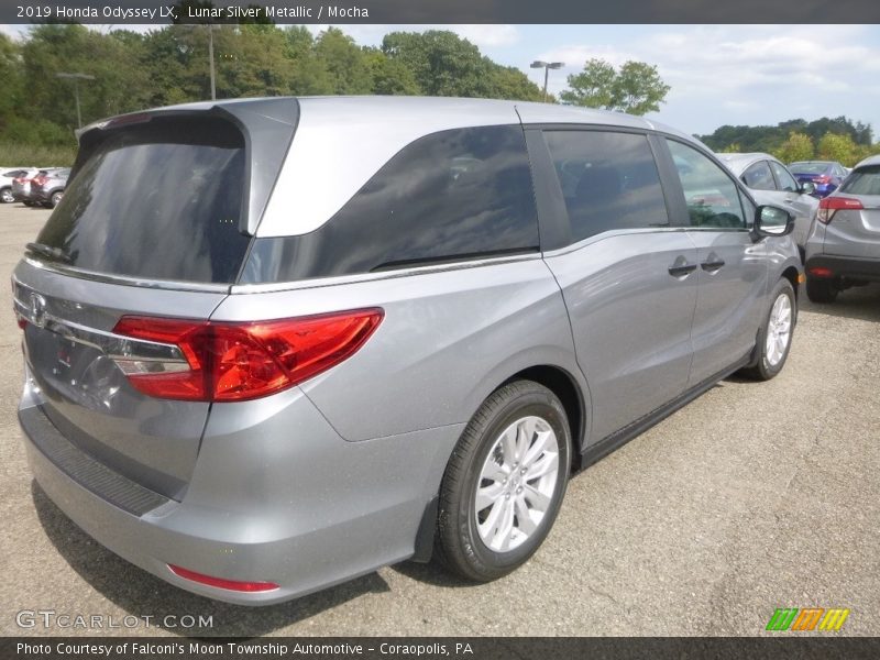 Lunar Silver Metallic / Mocha 2019 Honda Odyssey LX