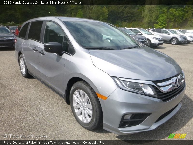 Lunar Silver Metallic / Mocha 2019 Honda Odyssey LX