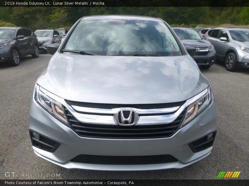 Lunar Silver Metallic / Mocha 2019 Honda Odyssey LX