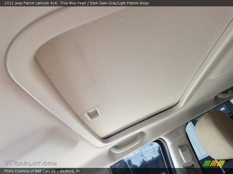 True Blue Pearl / Dark Slate Gray/Light Pebble Beige 2012 Jeep Patriot Latitude 4x4