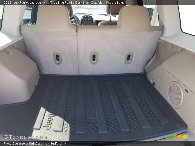 True Blue Pearl / Dark Slate Gray/Light Pebble Beige 2012 Jeep Patriot Latitude 4x4