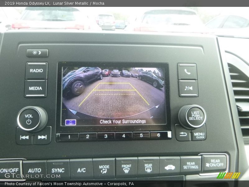 Lunar Silver Metallic / Mocha 2019 Honda Odyssey LX