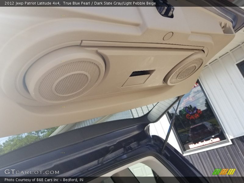 True Blue Pearl / Dark Slate Gray/Light Pebble Beige 2012 Jeep Patriot Latitude 4x4