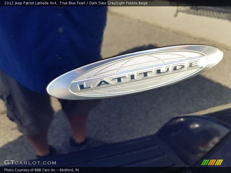 True Blue Pearl / Dark Slate Gray/Light Pebble Beige 2012 Jeep Patriot Latitude 4x4