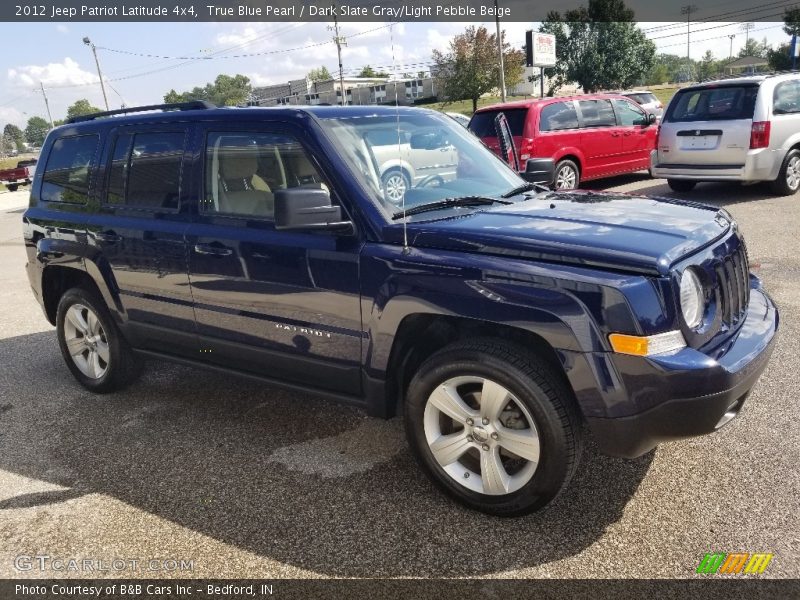 True Blue Pearl / Dark Slate Gray/Light Pebble Beige 2012 Jeep Patriot Latitude 4x4