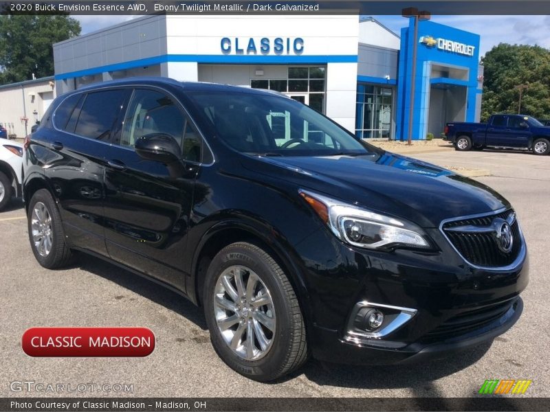 Ebony Twilight Metallic / Dark Galvanized 2020 Buick Envision Essence AWD