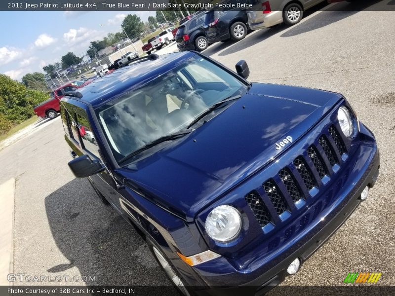 True Blue Pearl / Dark Slate Gray/Light Pebble Beige 2012 Jeep Patriot Latitude 4x4