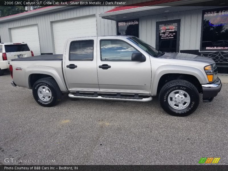 Silver Birch Metallic / Dark Pewter 2006 GMC Canyon SLT Crew Cab 4x4