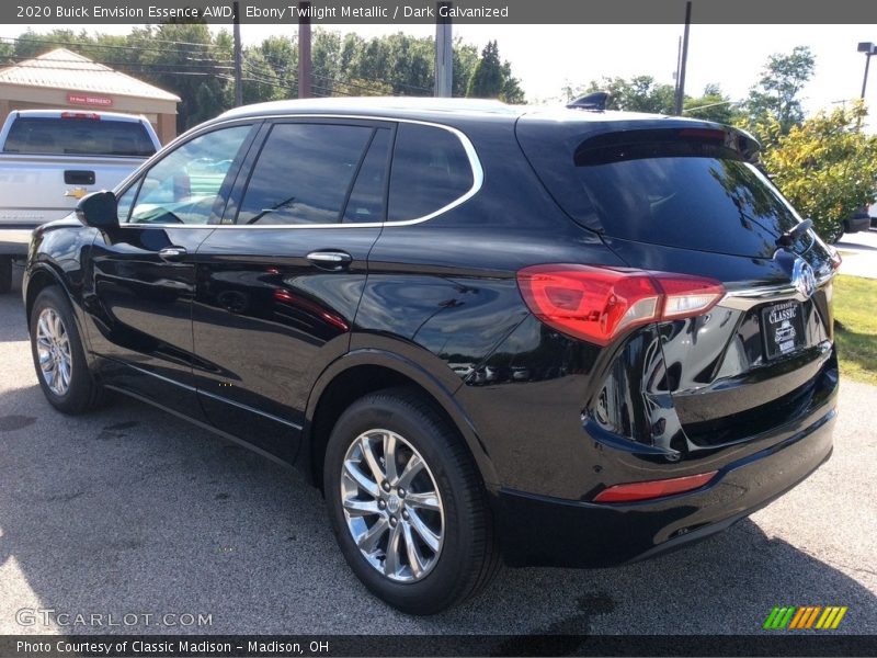 Ebony Twilight Metallic / Dark Galvanized 2020 Buick Envision Essence AWD