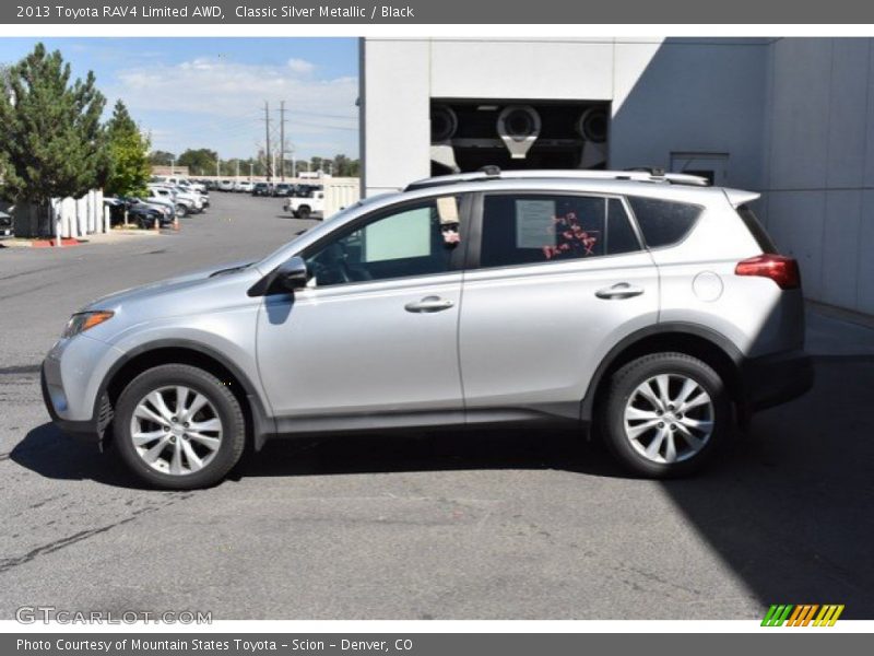 Classic Silver Metallic / Black 2013 Toyota RAV4 Limited AWD