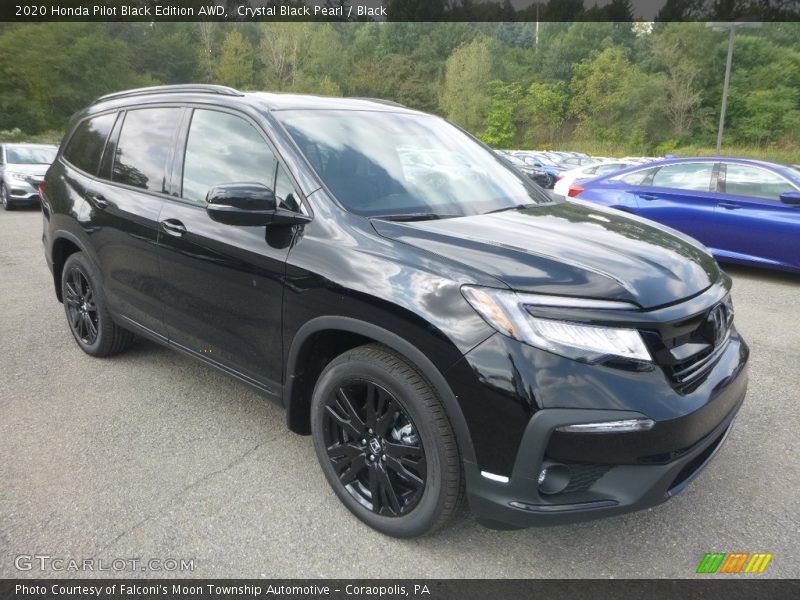 Crystal Black Pearl / Black 2020 Honda Pilot Black Edition AWD