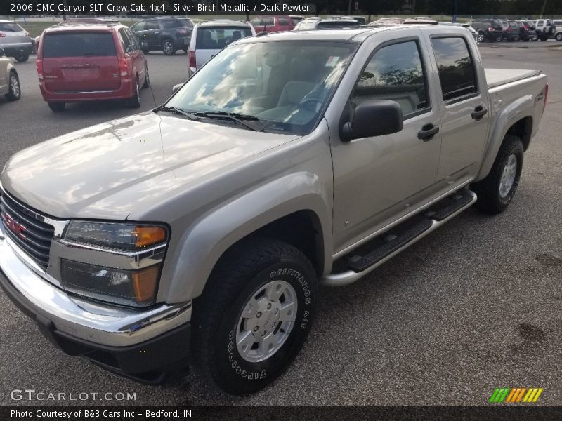 Silver Birch Metallic / Dark Pewter 2006 GMC Canyon SLT Crew Cab 4x4