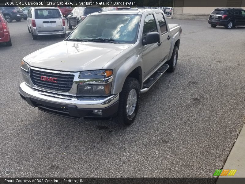 Silver Birch Metallic / Dark Pewter 2006 GMC Canyon SLT Crew Cab 4x4