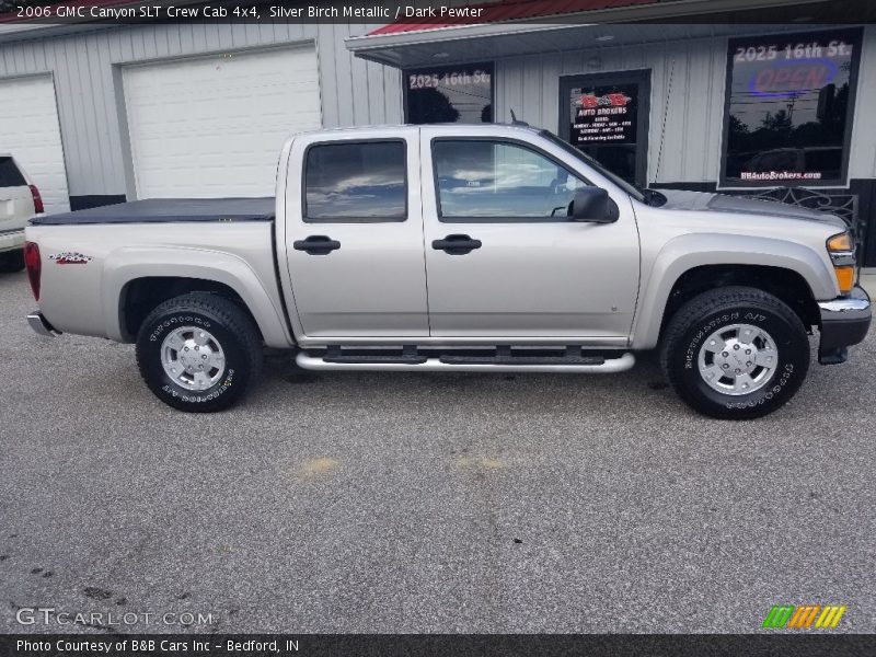 Silver Birch Metallic / Dark Pewter 2006 GMC Canyon SLT Crew Cab 4x4