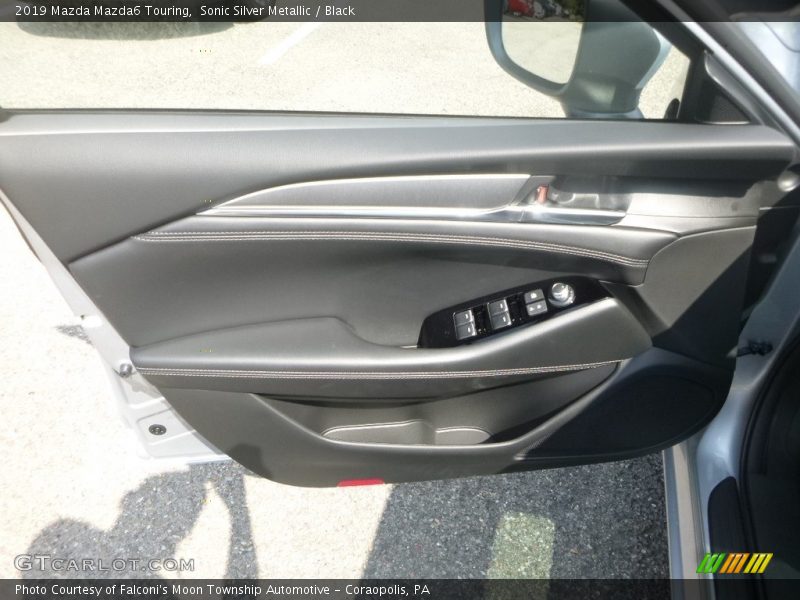 Sonic Silver Metallic / Black 2019 Mazda Mazda6 Touring