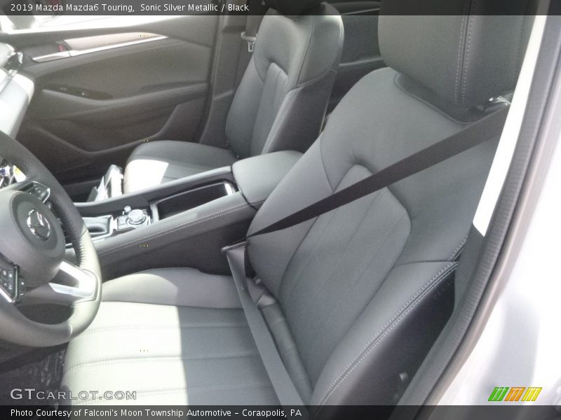 Sonic Silver Metallic / Black 2019 Mazda Mazda6 Touring