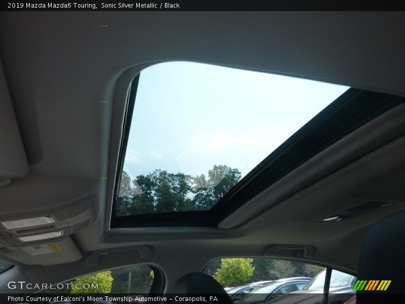 Sonic Silver Metallic / Black 2019 Mazda Mazda6 Touring