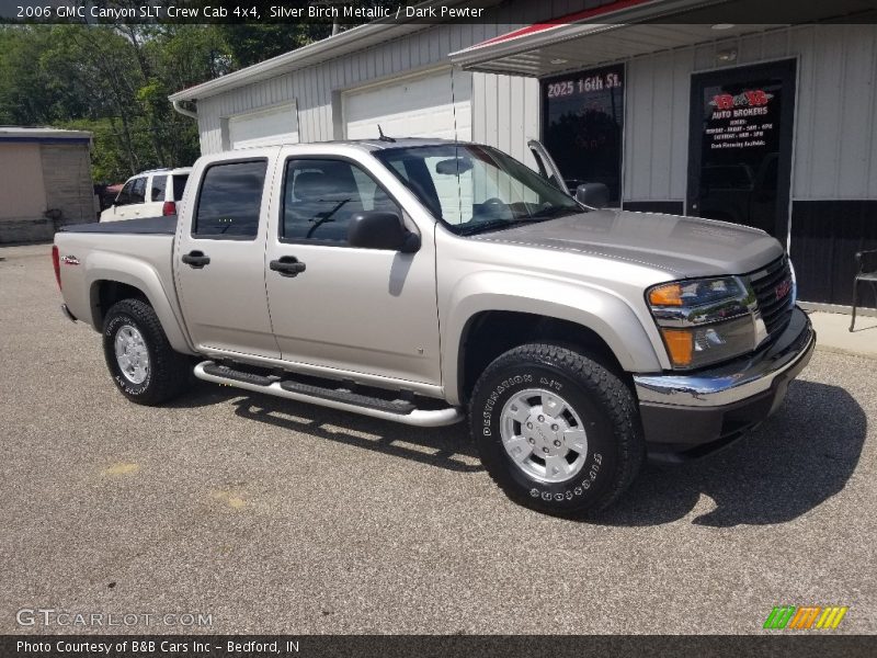 Silver Birch Metallic / Dark Pewter 2006 GMC Canyon SLT Crew Cab 4x4