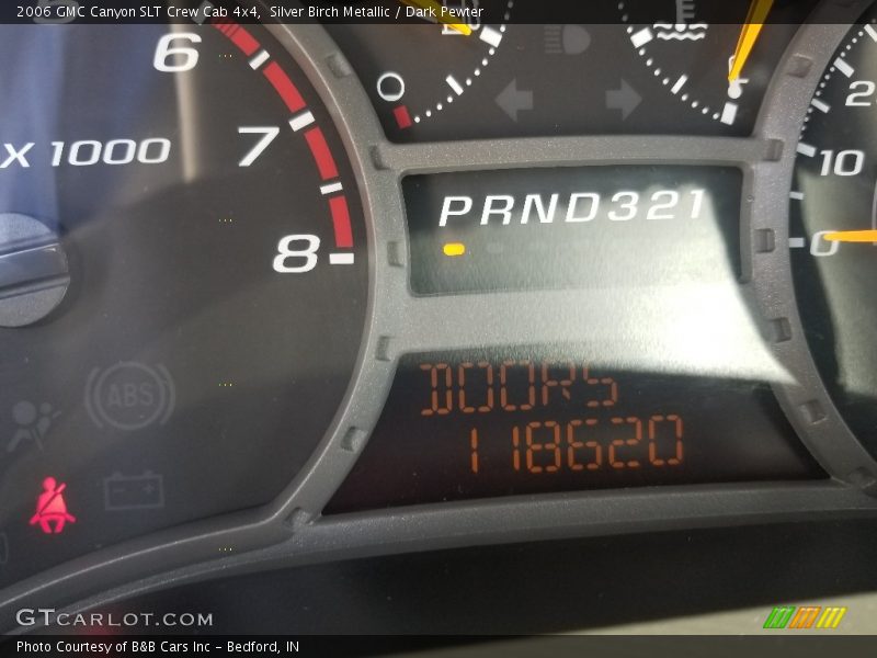 Silver Birch Metallic / Dark Pewter 2006 GMC Canyon SLT Crew Cab 4x4