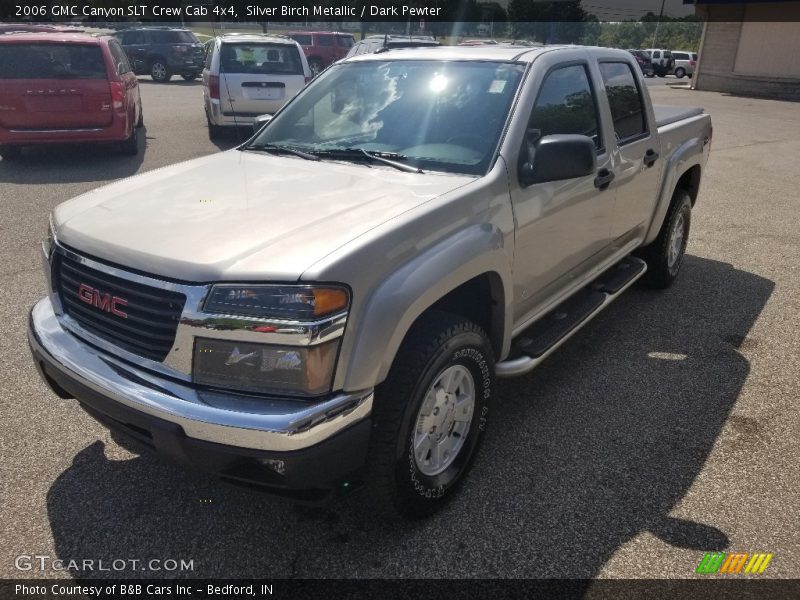 Silver Birch Metallic / Dark Pewter 2006 GMC Canyon SLT Crew Cab 4x4