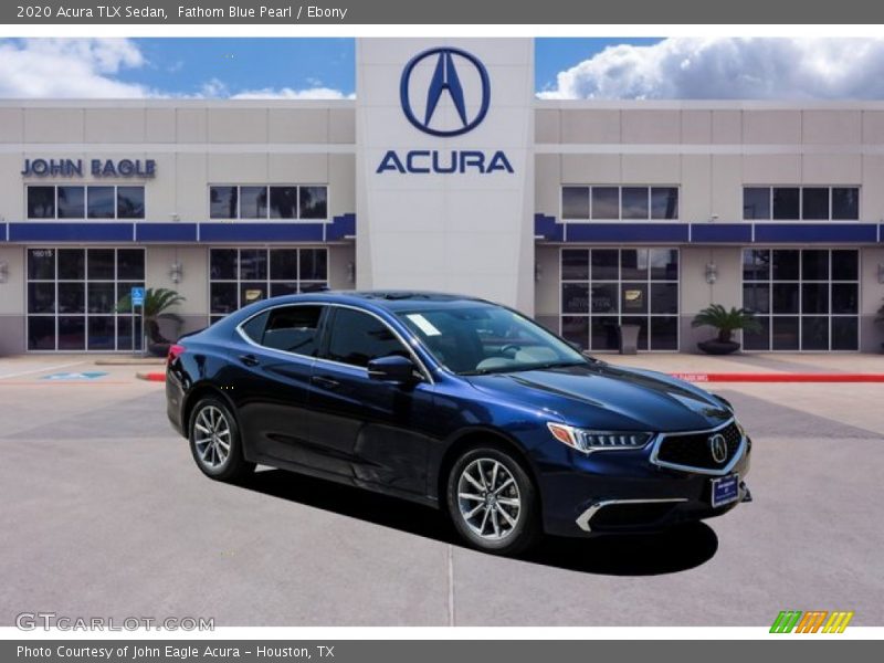 Fathom Blue Pearl / Ebony 2020 Acura TLX Sedan