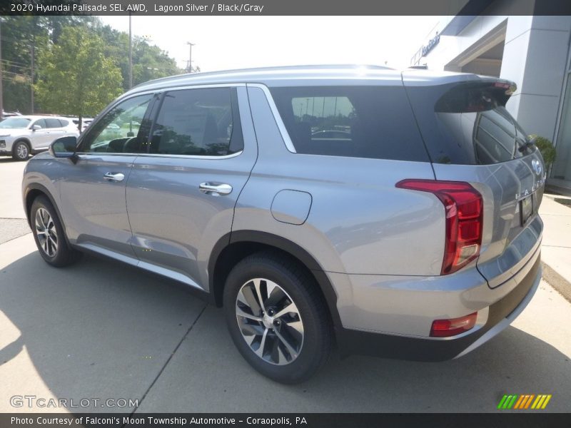 Lagoon Silver / Black/Gray 2020 Hyundai Palisade SEL AWD