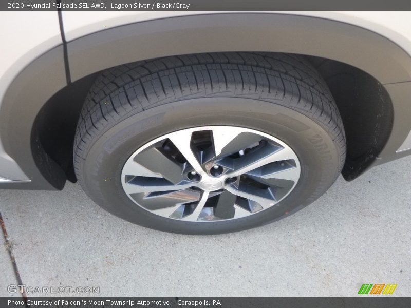 Lagoon Silver / Black/Gray 2020 Hyundai Palisade SEL AWD