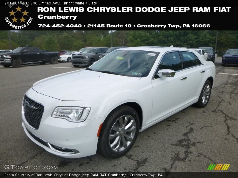 Bright White / Black 2019 Chrysler 300 Limited AWD